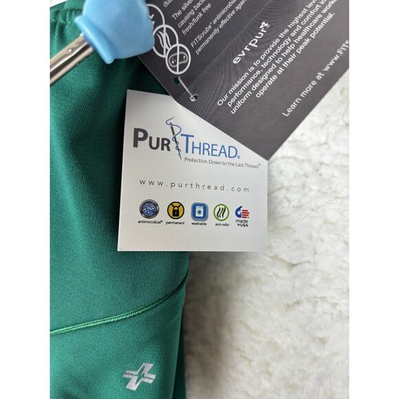 FIT Scrubs Jogger Pants Women’s Small Green NWT Workwear MSRP $56 - Picture 5 of 11